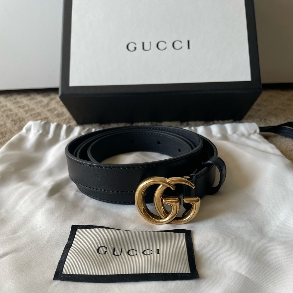GUCCI GG Skinny Belt